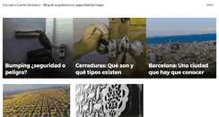 Desktop Screenshot of carlosquintans.es